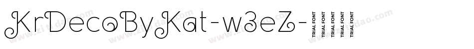 KrDecoByKat-w3eZ字体转换