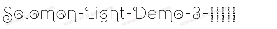 Solomon-Light-Demo-3字体转换