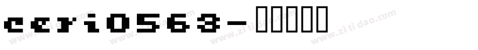 ceri0563字体转换