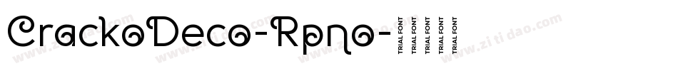 CrackoDeco-Rpno字体转换