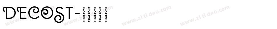 DECOST字体转换