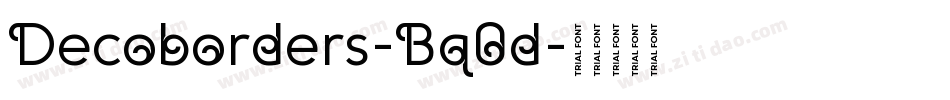 Decoborders-Bq0d字体转换