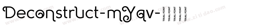 Deconstruct-mYqv字体转换