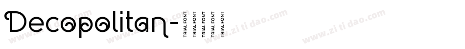 Decopolitan字体转换