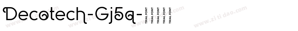 Decotech-Gj5q字体转换