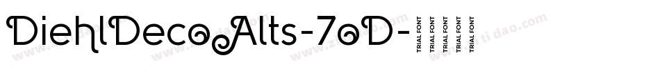 DiehlDecoAlts-7oD字体转换 DiehlDecoAlts-7oD字体转换