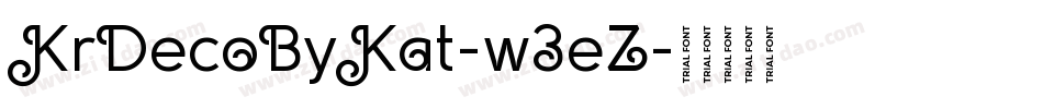 KrDecoByKat-w3eZ字体转换