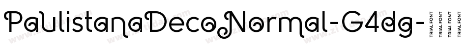 PaulistanaDecoNormal-G4dg字体转换 PaulistanaDecoNormal-G4dg字体转换