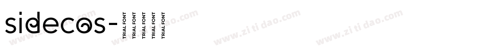 sidecos字体转换