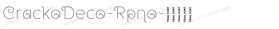 CrackoDeco-Rpno字体转换