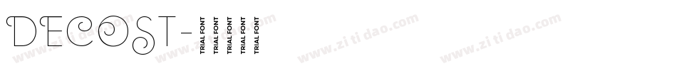 DECOST字体转换
