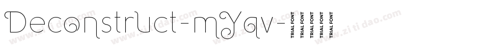 Deconstruct-mYqv字体转换