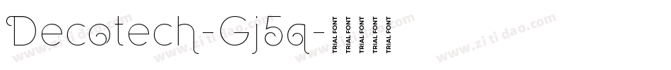 Decotech-Gj5q字体转换
