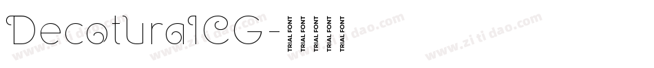 DecoturaICG字体转换
