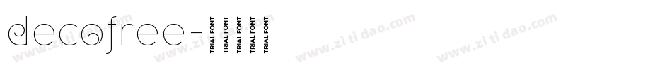 decofree字体转换