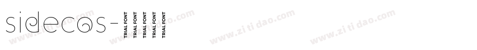 sidecos字体转换