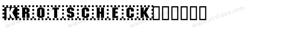Krotscheck字体转换