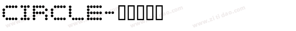 CIRCLE字体转换