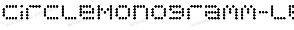 CircleMonogramm-Left字体转换