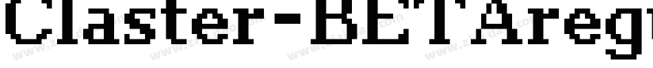 Claster-BETAregular字体转换 Claster-BETAregular字体转换