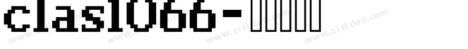 clas1066字体转换