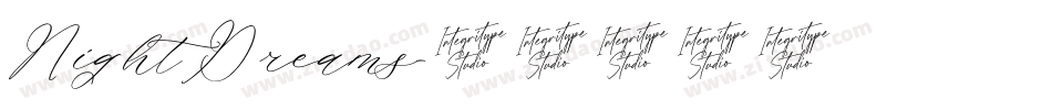 NightDreams字体转换