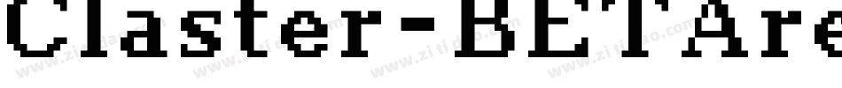 Claster-BETAregular字体转换 Claster-BETAregular字体转换