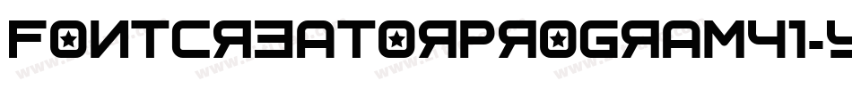 FontcreatorProgram41-ypge字体转换
