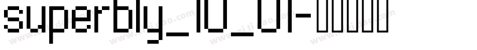 superbly_10_01字体转换