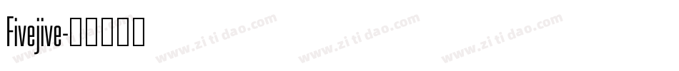 Fivejive字体转换
