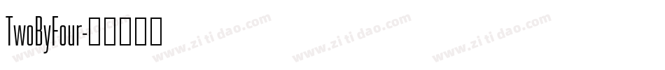 TwoByFour字体转换