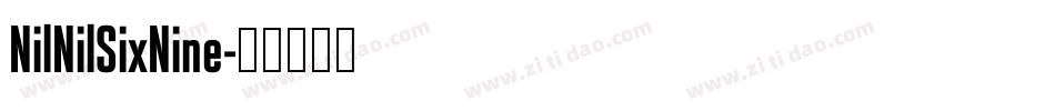 NilNilSixNine字体转换