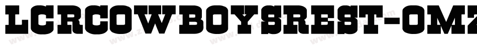 LcrCowboysRest-OMzA字体转换