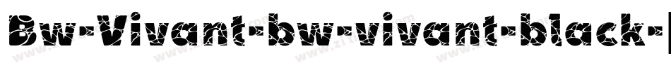 Bw-Vivant-bw-vivant-black字体转换