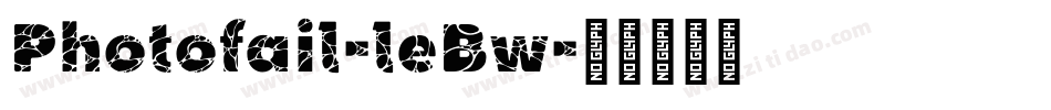 Photofail-leBw字体转换