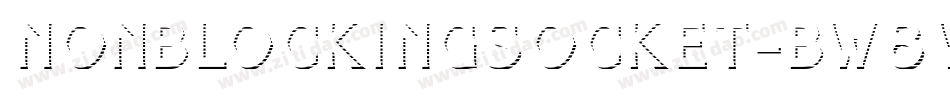NonBlockingSocket-BW8V字体转换