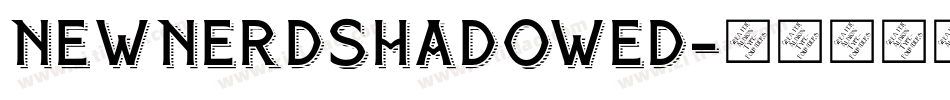 NewNerdShadowed字体转换