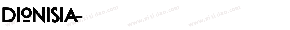 dionisia字体转换