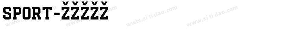 sport字体转换