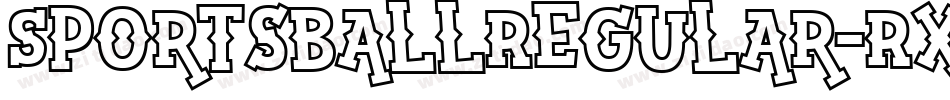 SportsballRegular-RxlM字体转换
