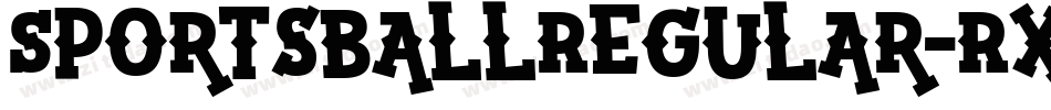 SportsballRegular-RxlM字体转换