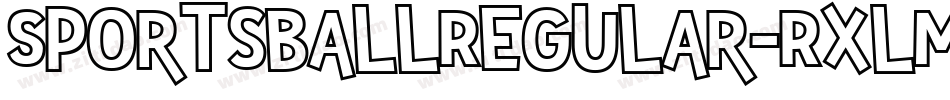 SportsballRegular-RxlM字体转换