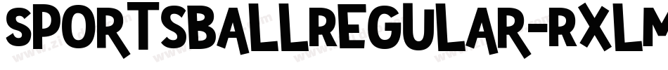 SportsballRegular-RxlM字体转换