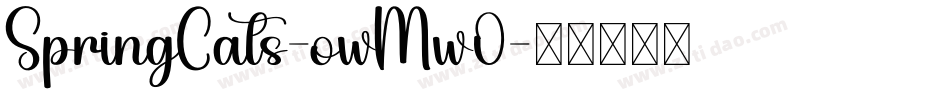 SpringCats-owMw0字体转换