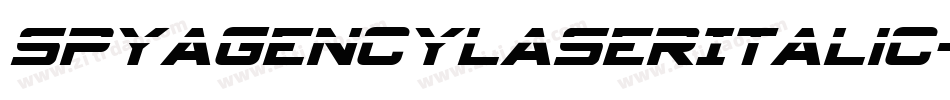 SpyAgencyLaserItalic-L3VpZ字体转换