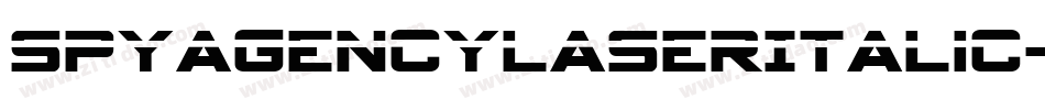 SpyAgencyLaserItalic-L3VpZ字体转换
