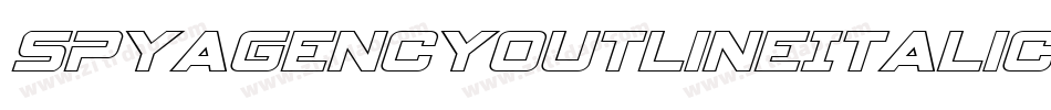 SpyAgencyOutlineItalic-owvD0字体转换 SpyAgencyOutlineItalic-owvD0字体转换