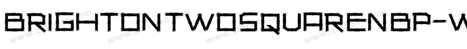 BrightontwoSquareNbp-wvB8字体转换