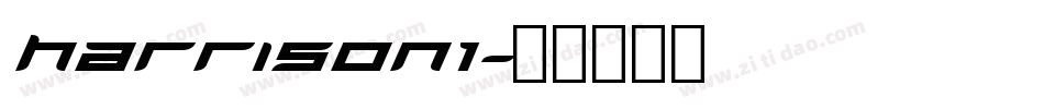 Harrison1字体转换