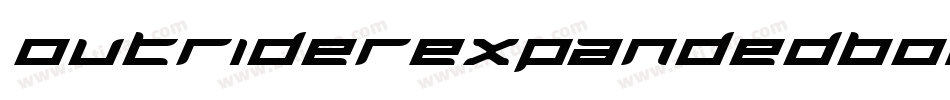 OutriderExpandedBoldItalicExpandedBoldItalic-joKj字体转换